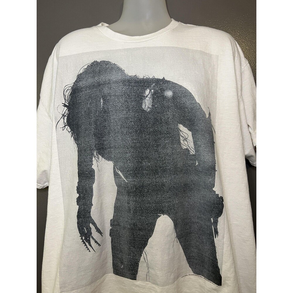 Lady Gaga Shirt Mens 2XL White Chromatica Ball 2022 Concert Tour Graphic Tee